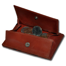 Magic Wallet Coin Pocket Burgundy